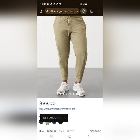 ATHLETA PLUS SIZE Trekkie North Jogger NWT Plus Size | Size: 26 UpF 40+ - Picture 16 of 16